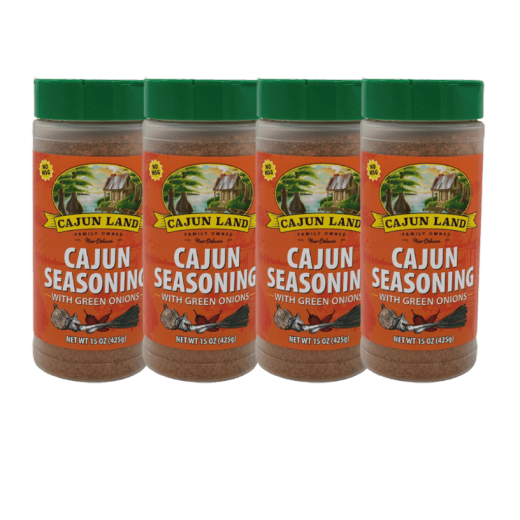 Cajun Land Cajun Seasoning with Green Onions 15 oz Pack of 4