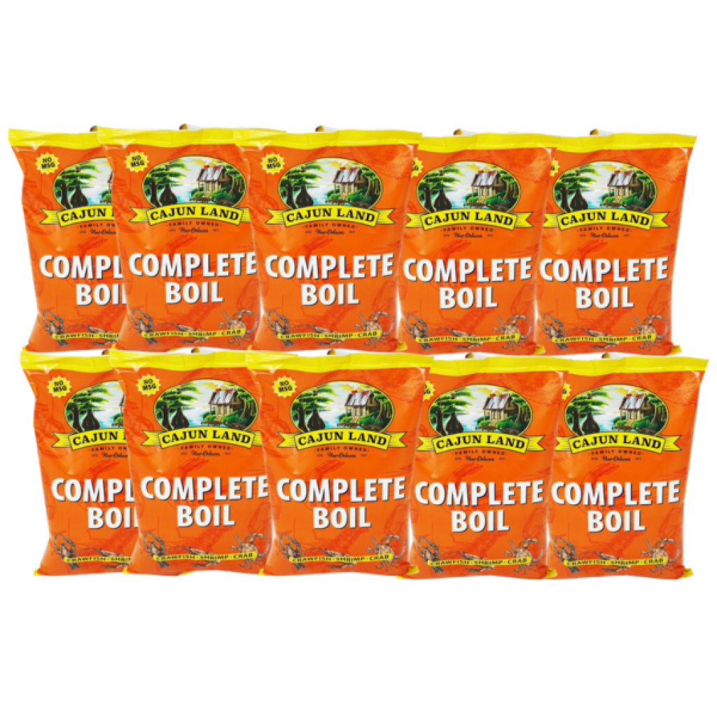 Cajun Land Complete Boil 64 oz - 10 Pack - 343684740016