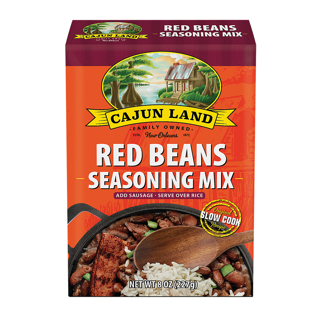 Cajun Land Red Bean Seasoning Mix 8 Oz 080617041085