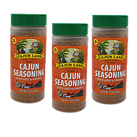 Cajun Land Cajun Seasoning with Green Onions 15 oz Pack of 3