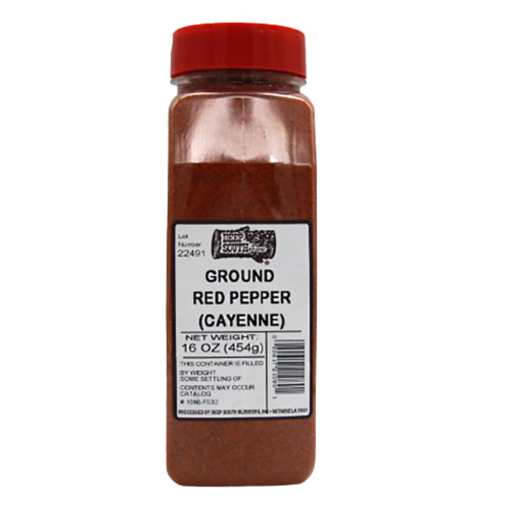 Deep South Ground Red Pepper 16 oz Cayenne 080617210801