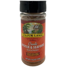 Cajun Land Creole Oyster & Seafood Seasoning 4.96 oz